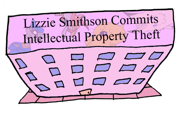 itch io link to the visual novel, Lizzie Smithson Commits Intellectual Property Theft